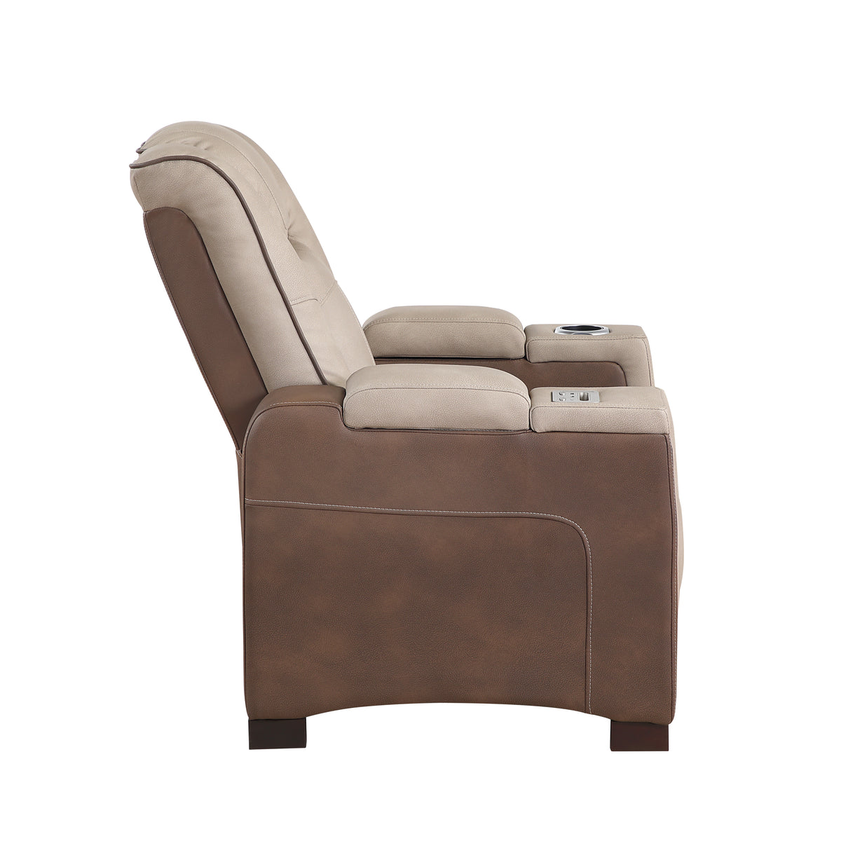 bruno brown recliner — product detail 4.