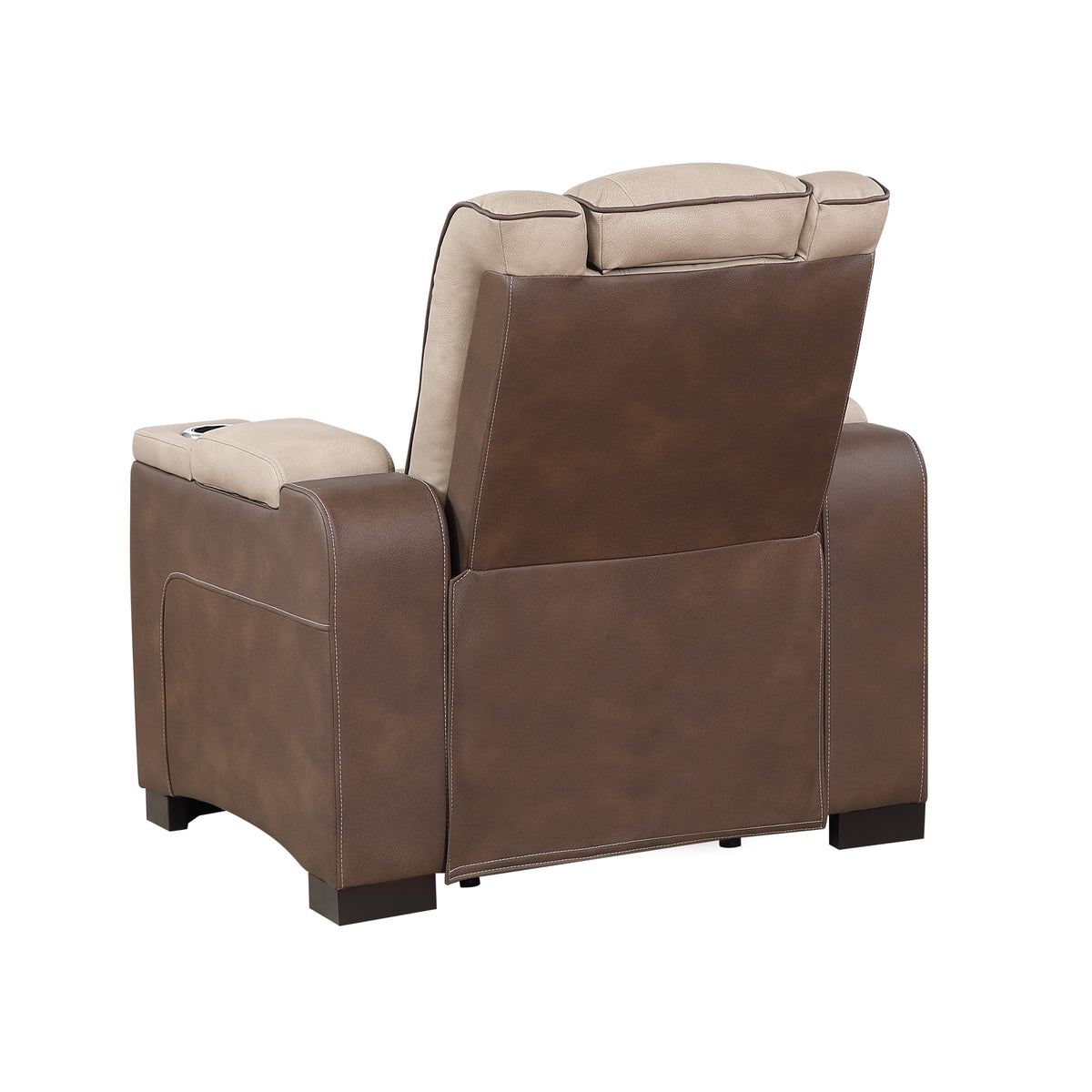 bruno brown recliner — product detail 6.