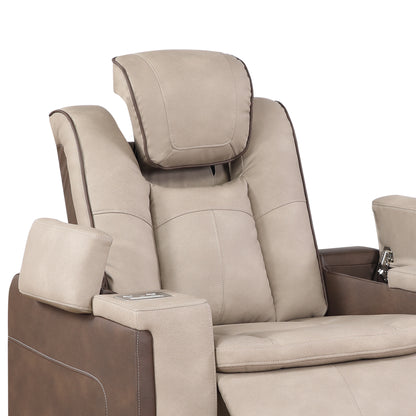 bruno brown recliner — product detail 9.