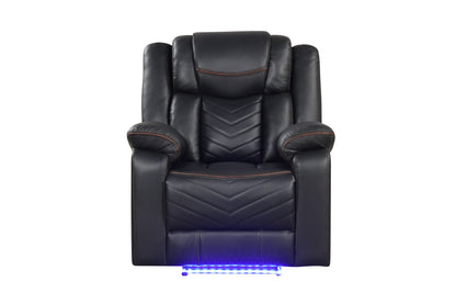 challenger black recliner — supplier product view 1.