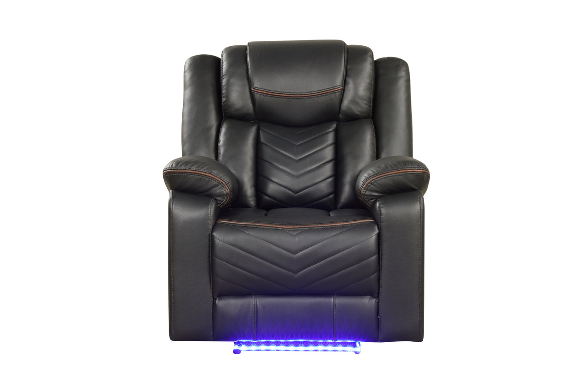 challenger gray recliner — supplier product view 1.