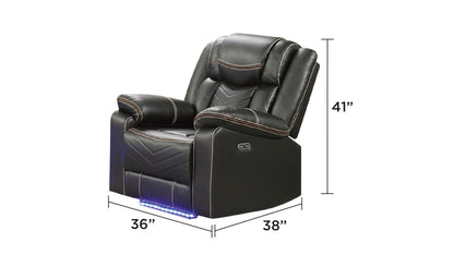 challenger gray recliner — supplier product view 2.