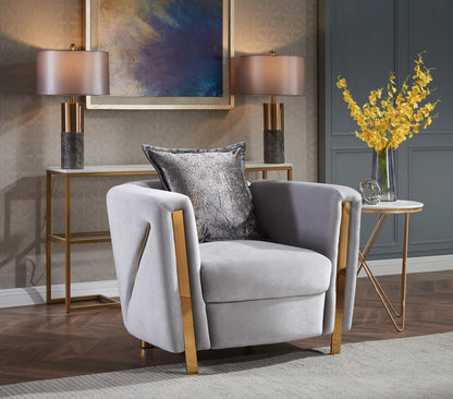 chanelle gray chair — primary product view.