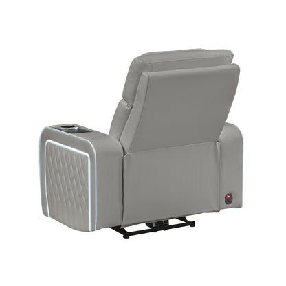 electra gray recliner — product detail 5.