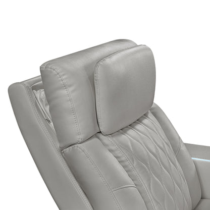 electra gray recliner — product detail 6.