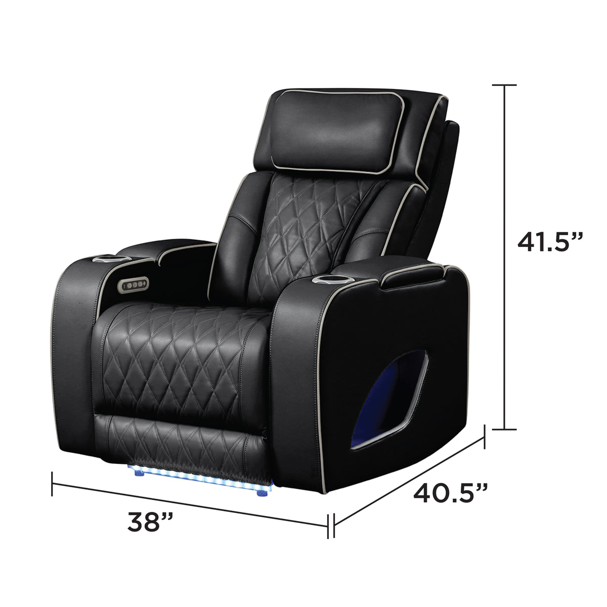fortuner black recliner — supplier product view 2.