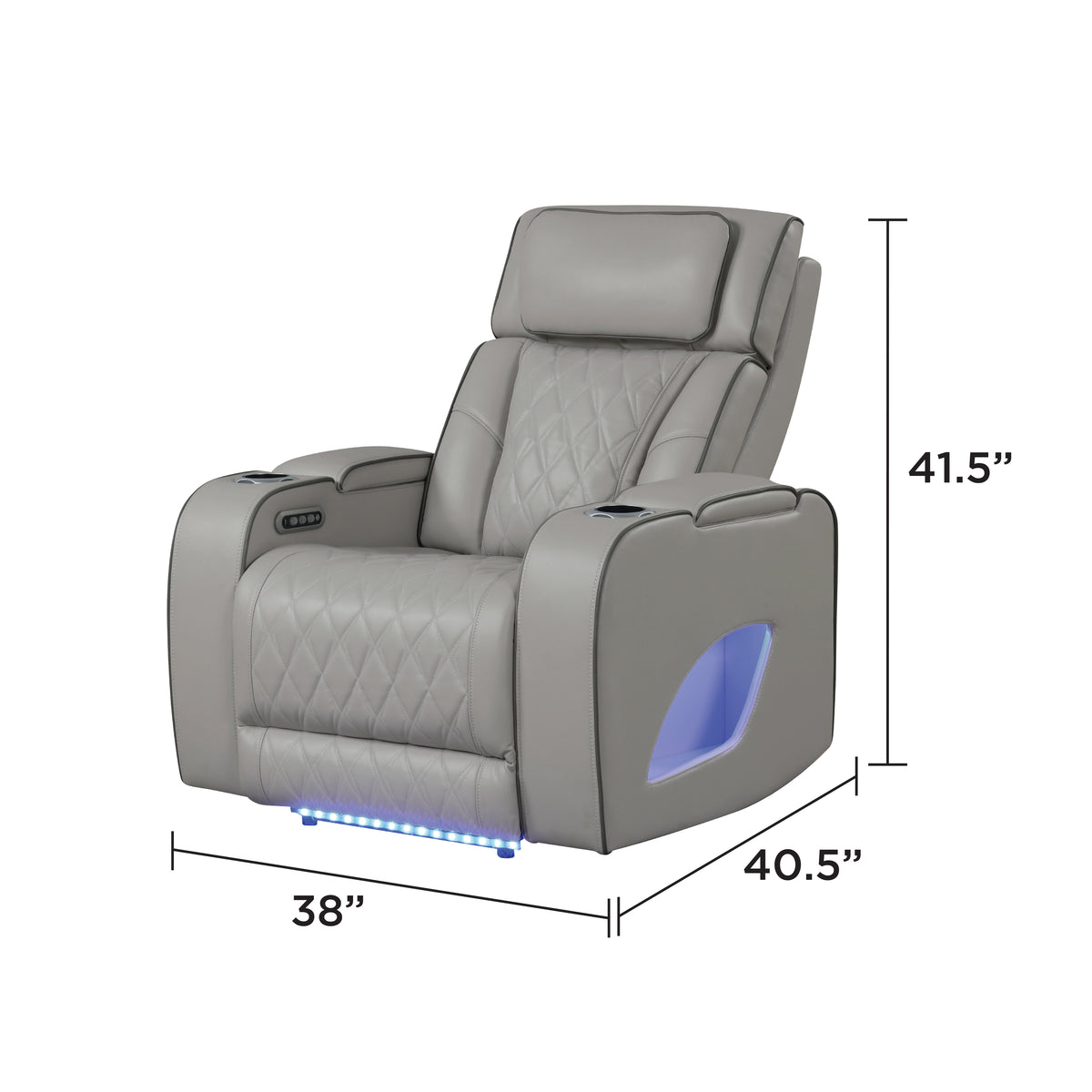 fortuner gray recliner — supplier product view 2.