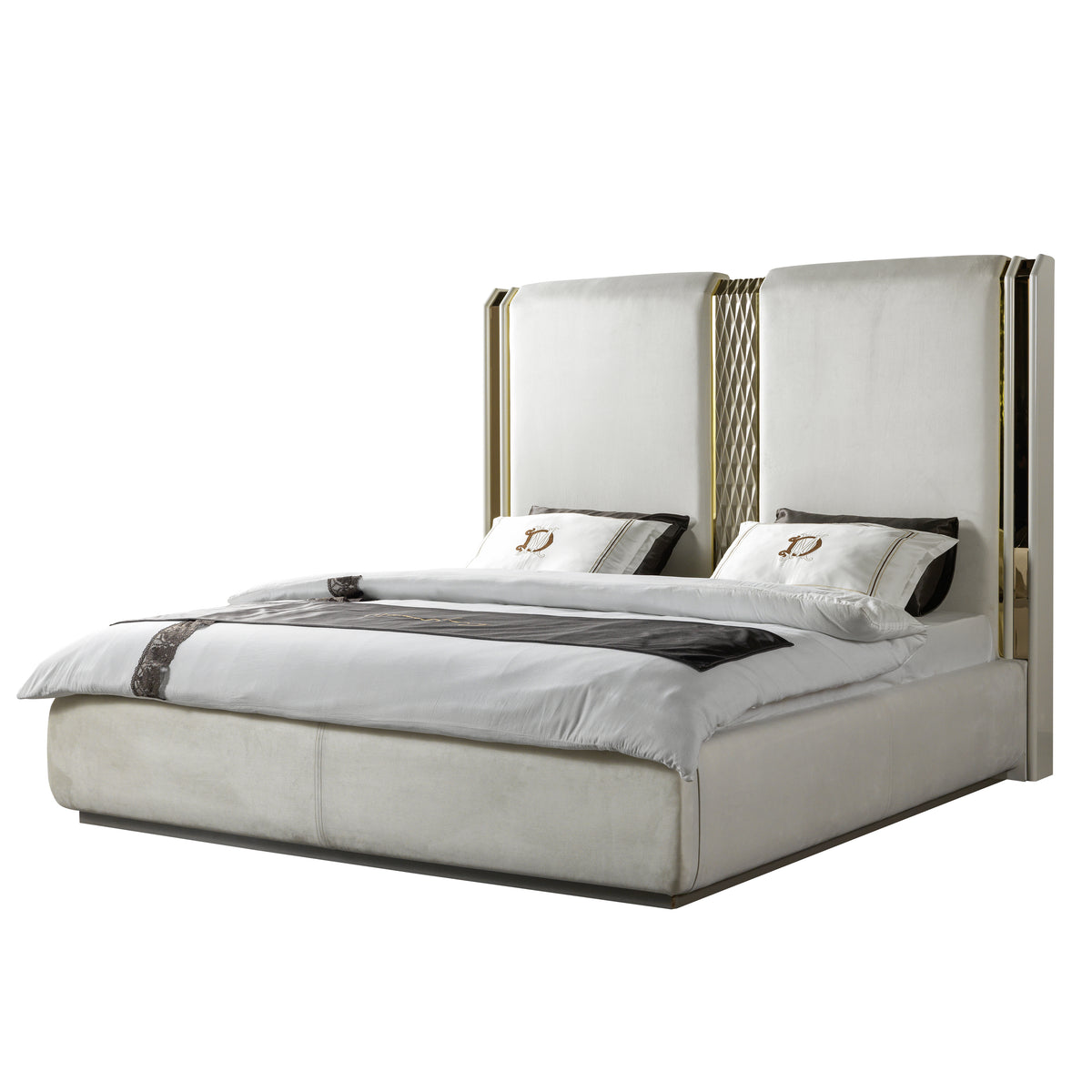 latoya beige bed — supplier product view 1.