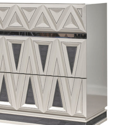 lavita river sand gray bedroom set — alternate. Included pieces depend on selected configuration; chest excluded from 4 Piece.