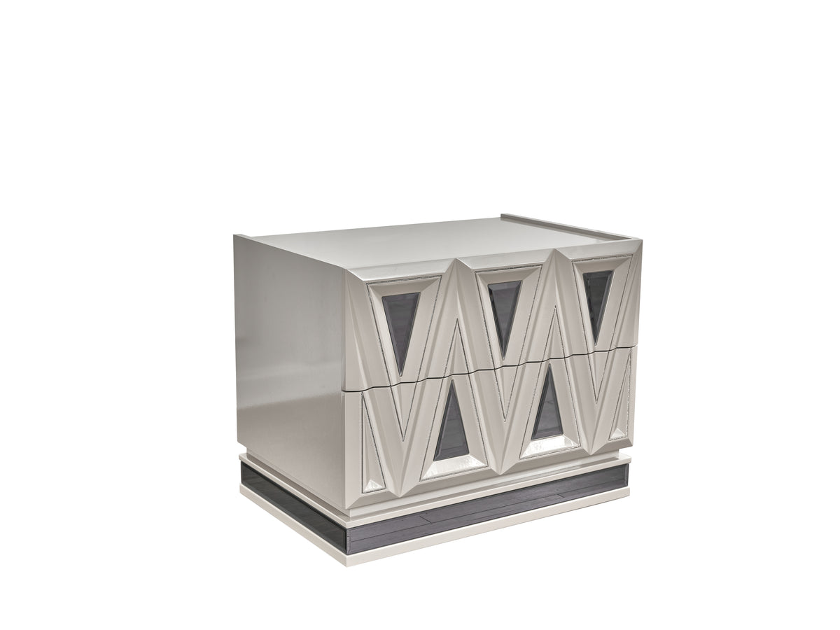 lavita river sand gray bedroom set — alternate. Included pieces depend on selected configuration; chest excluded from 4 Piece.