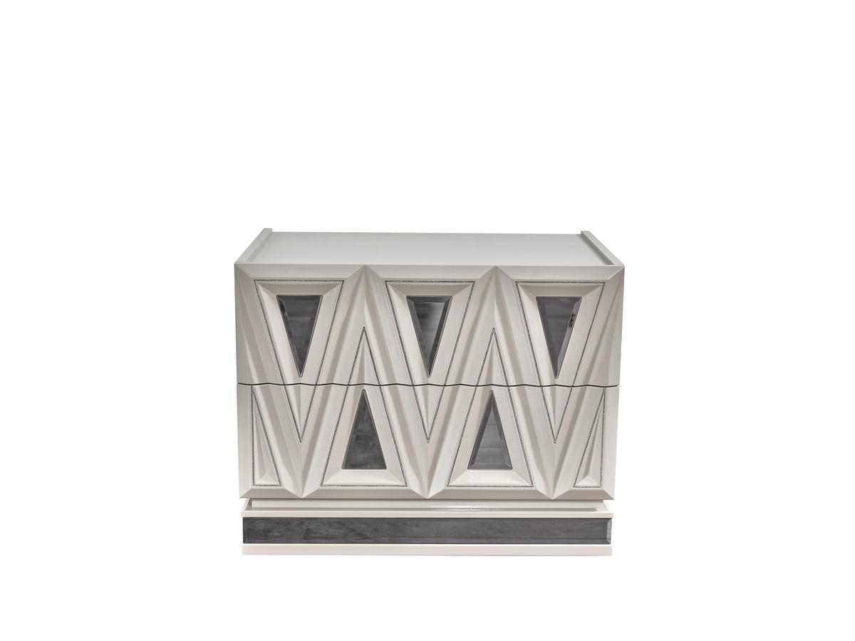 lavita river sand gray bedroom set — alternate. Included pieces depend on selected configuration; chest excluded from 4 Piece.