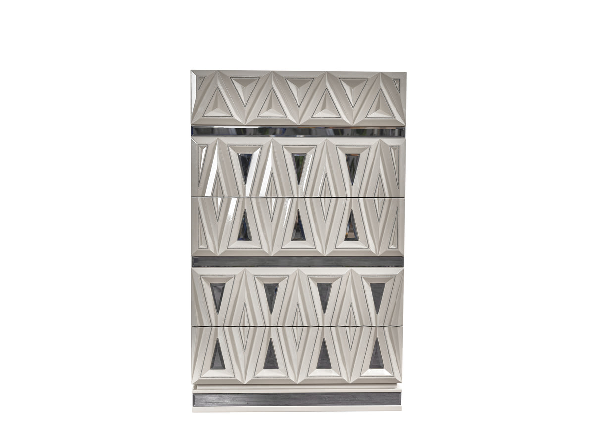 lavita river sand gray bedroom set — alternate. Included pieces depend on selected configuration; chest excluded from 4 Piece.