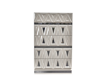 lavita river sand gray bedroom set — alternate. Included pieces depend on selected configuration; chest excluded from 4 Piece.