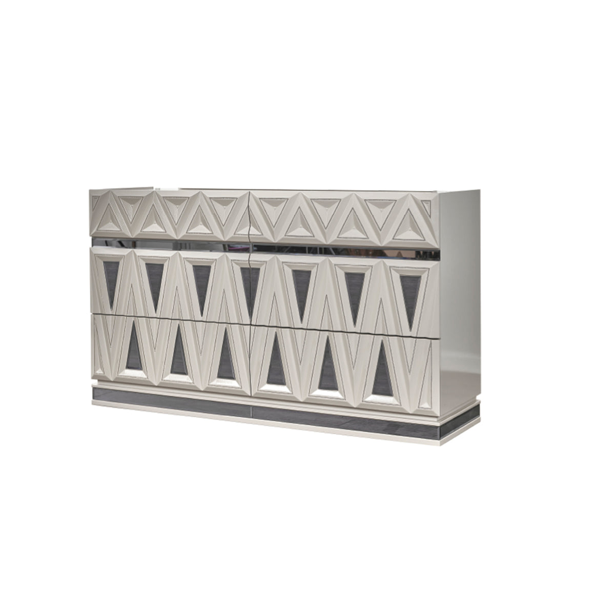 lavita river sand gray bedroom set — alternate. Included pieces depend on selected configuration; chest excluded from 4 Piece.