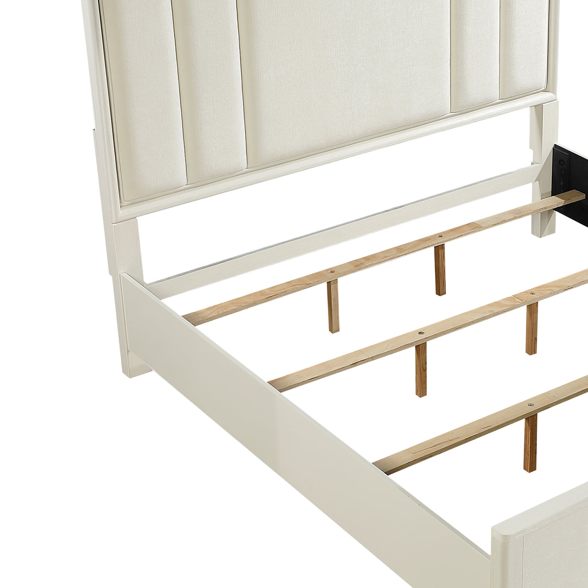 Lexington Beige Bedroom Set - headboard frame detail.