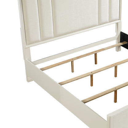 Lexington Beige Bedroom Set - headboard frame detail.
