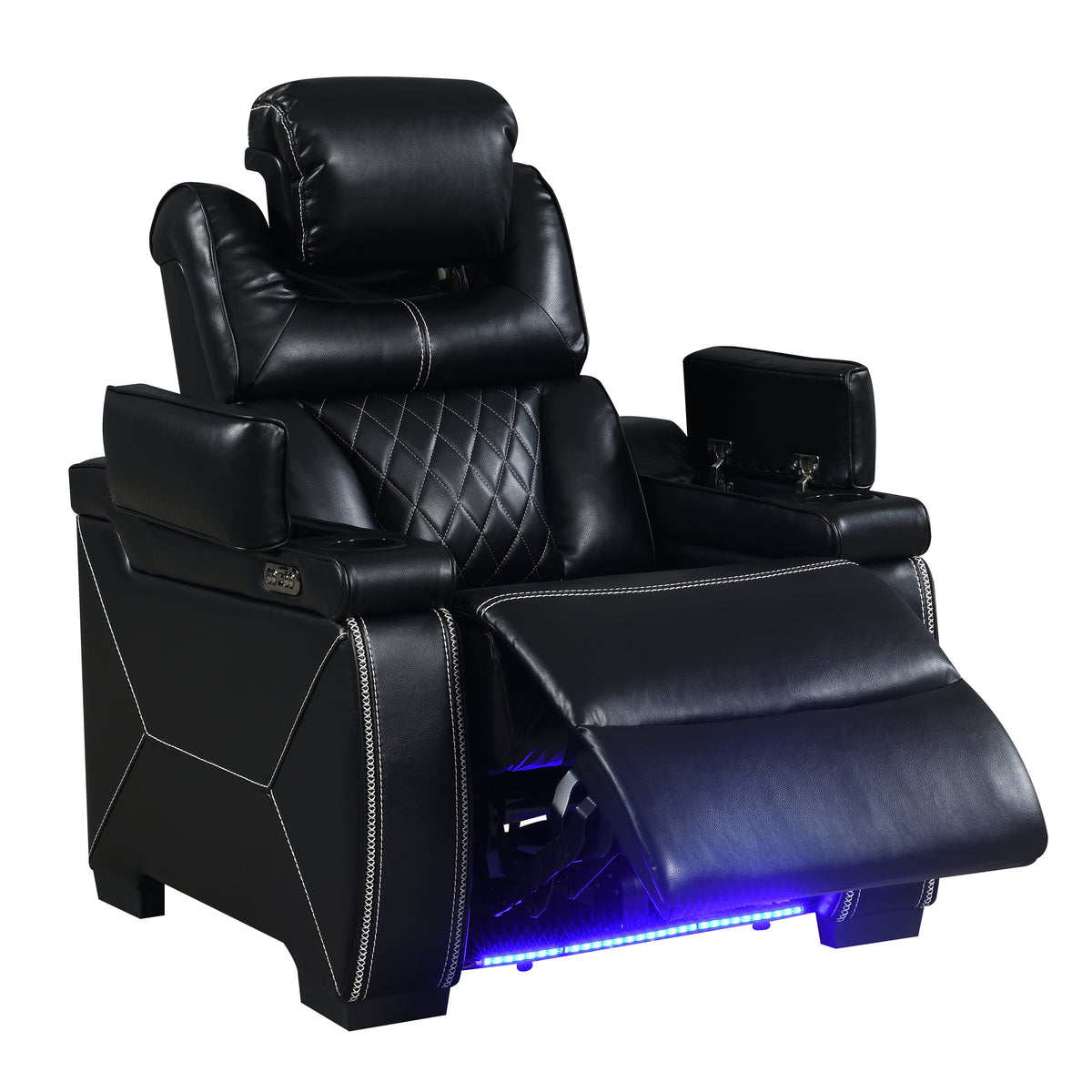 lexus black recliner — product detail 6.