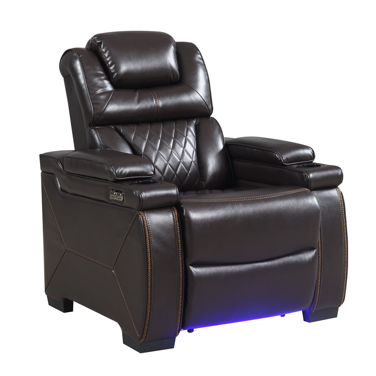 lexus brown recliner — product detail 4.