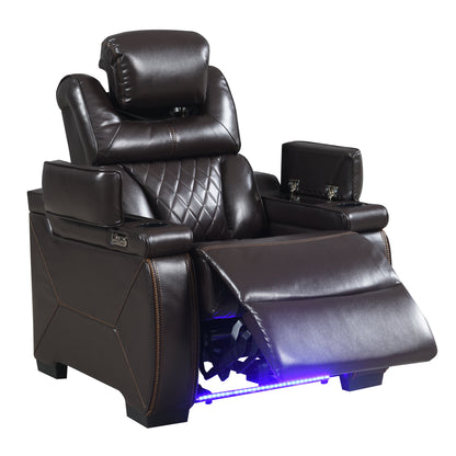 lexus brown recliner — product detail 6.