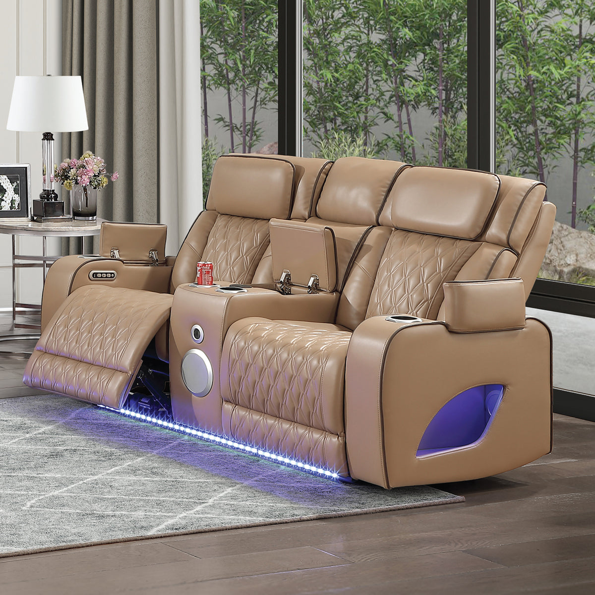 Fortuner Caramel furniture in a room setting