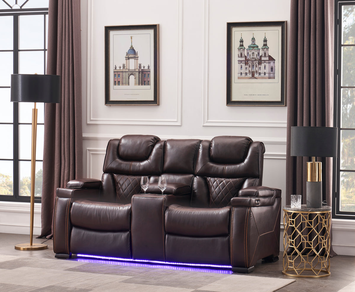 Lexus Brown furniture in a room setting