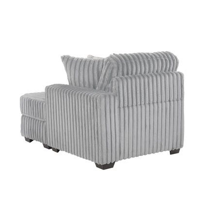 Snuggle Gray Sectional. Snuggle gray sectional-seat or corner component, not whole sectional. Additional product view.