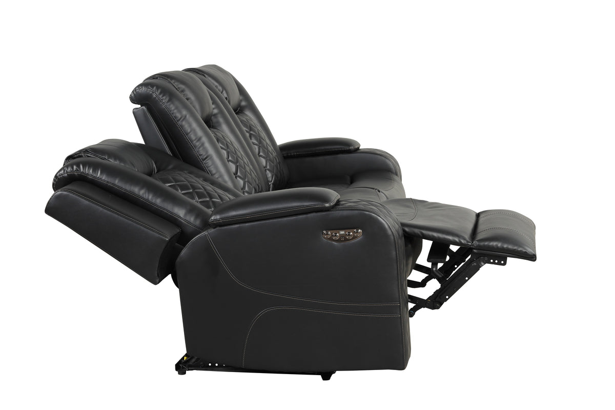 Benz black sofa.