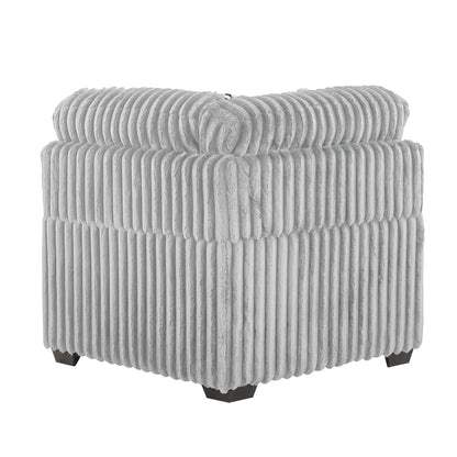 Snuggle Gray Sectional. Snuggle gray sectional-seat or corner component, not whole sectional. Additional product view.