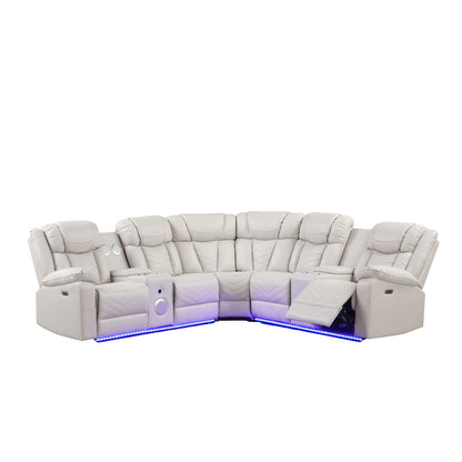 Challenger Ice Sectional. Challenger ice complete sectional. Additional product view.