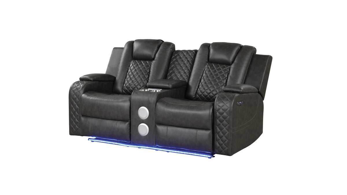 Benz Gray Loveseat pictured.