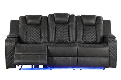 Benz gray sofa.