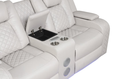 Benz Ice Loveseat. Benz ice loveseat console. Additional product view.