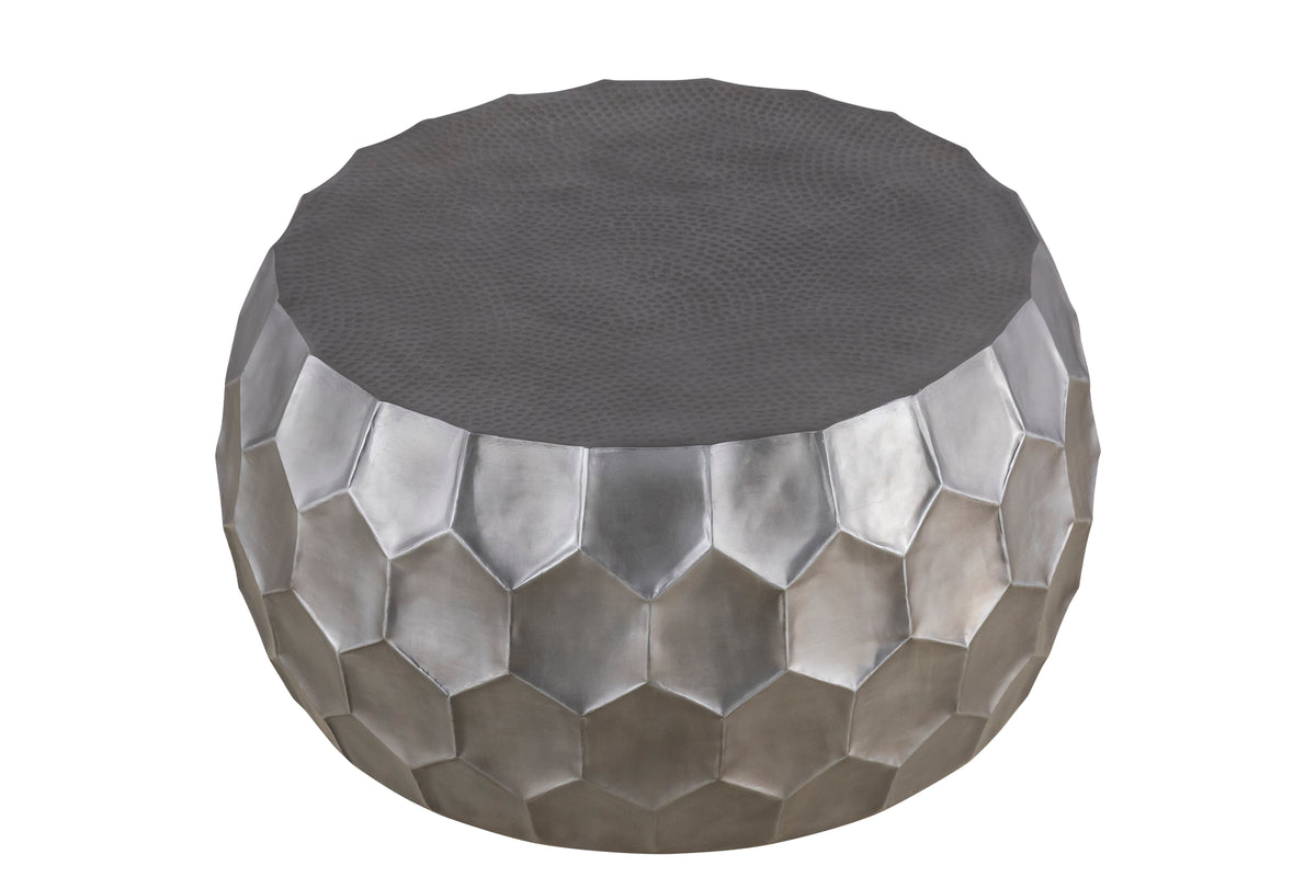 101 Silver Coffee Table - top or underside detail