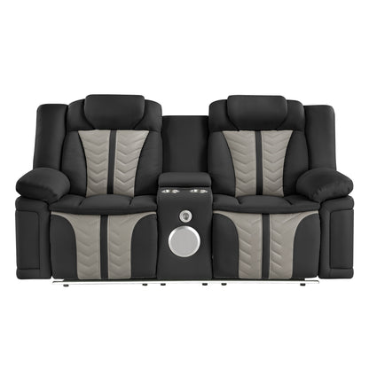 Cruiser black/gray loveseat.