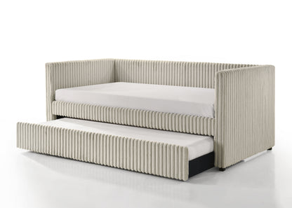Cody Beige Daybed - bed-only view. Shared supplier photo; photographed size is not verified.