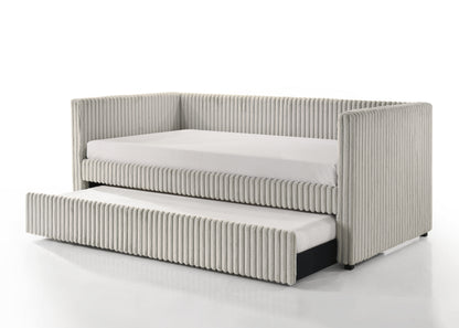 Cody Gray Daybed - bed detail. Shared supplier photo; photographed size is not verified.