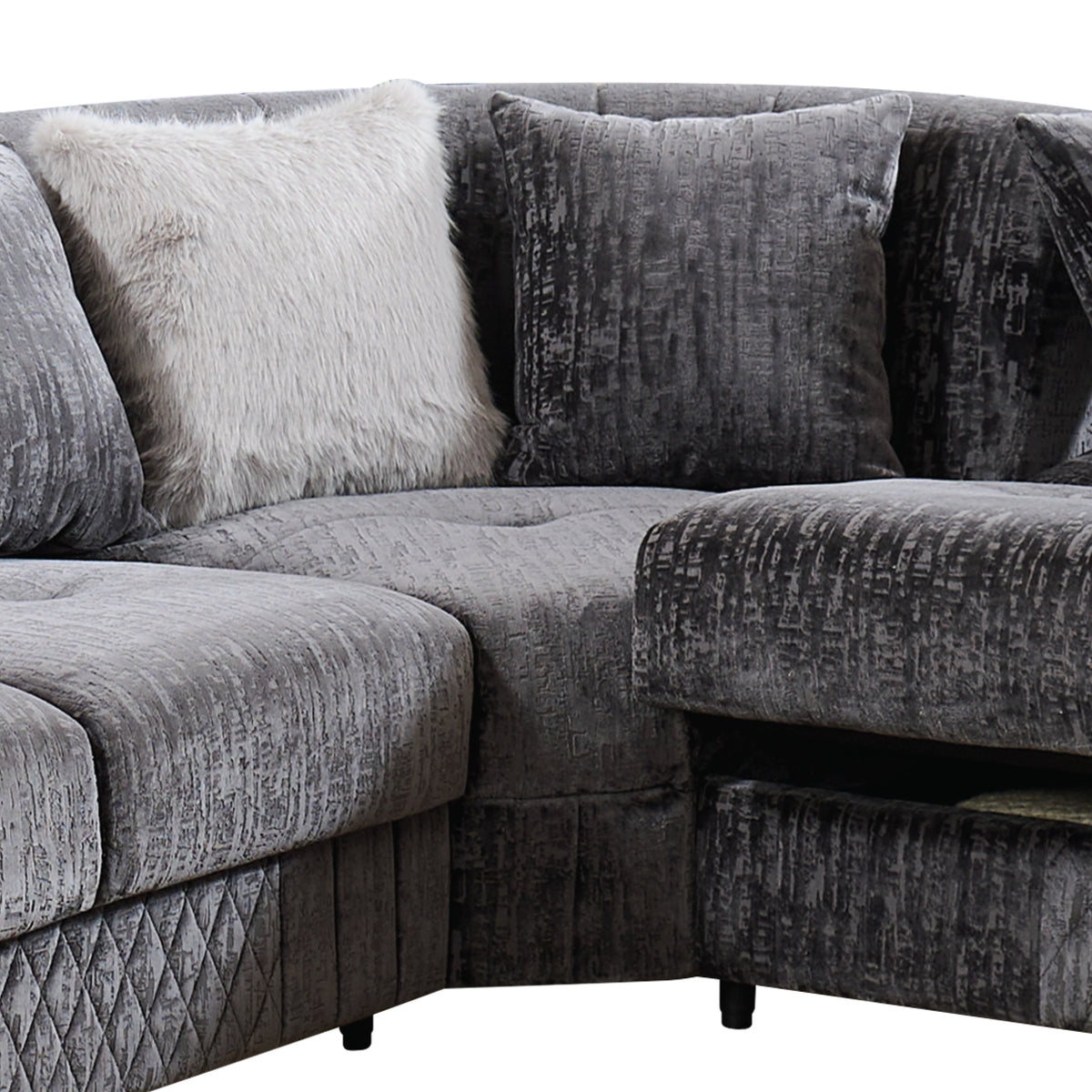 Argo Gray Sectional. Argo gray sectional. Additional product view.