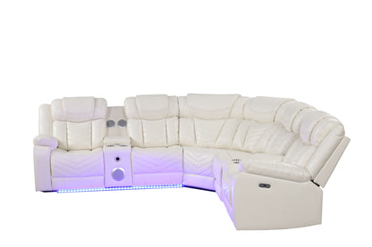 Challenger Ice Sectional. Challenger ice complete sectional. Additional product view.