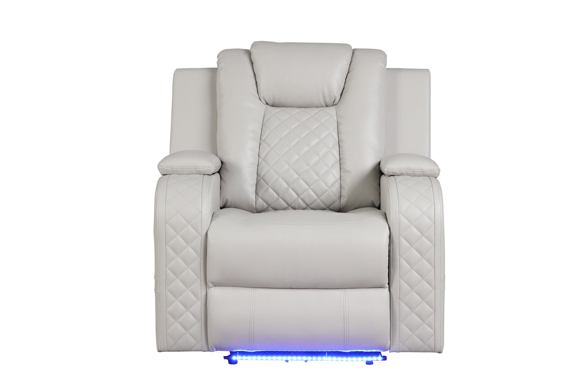 Benz Ice Power Reclining Chair. Benz ice reclining chair. Additional product view.