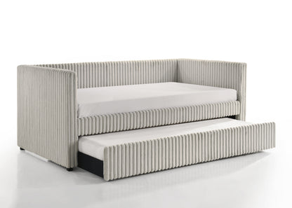 Cody Gray Daybed - bed detail. Shared supplier photo; photographed size is not verified.