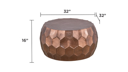 101 Copper Coffee Table - dimension