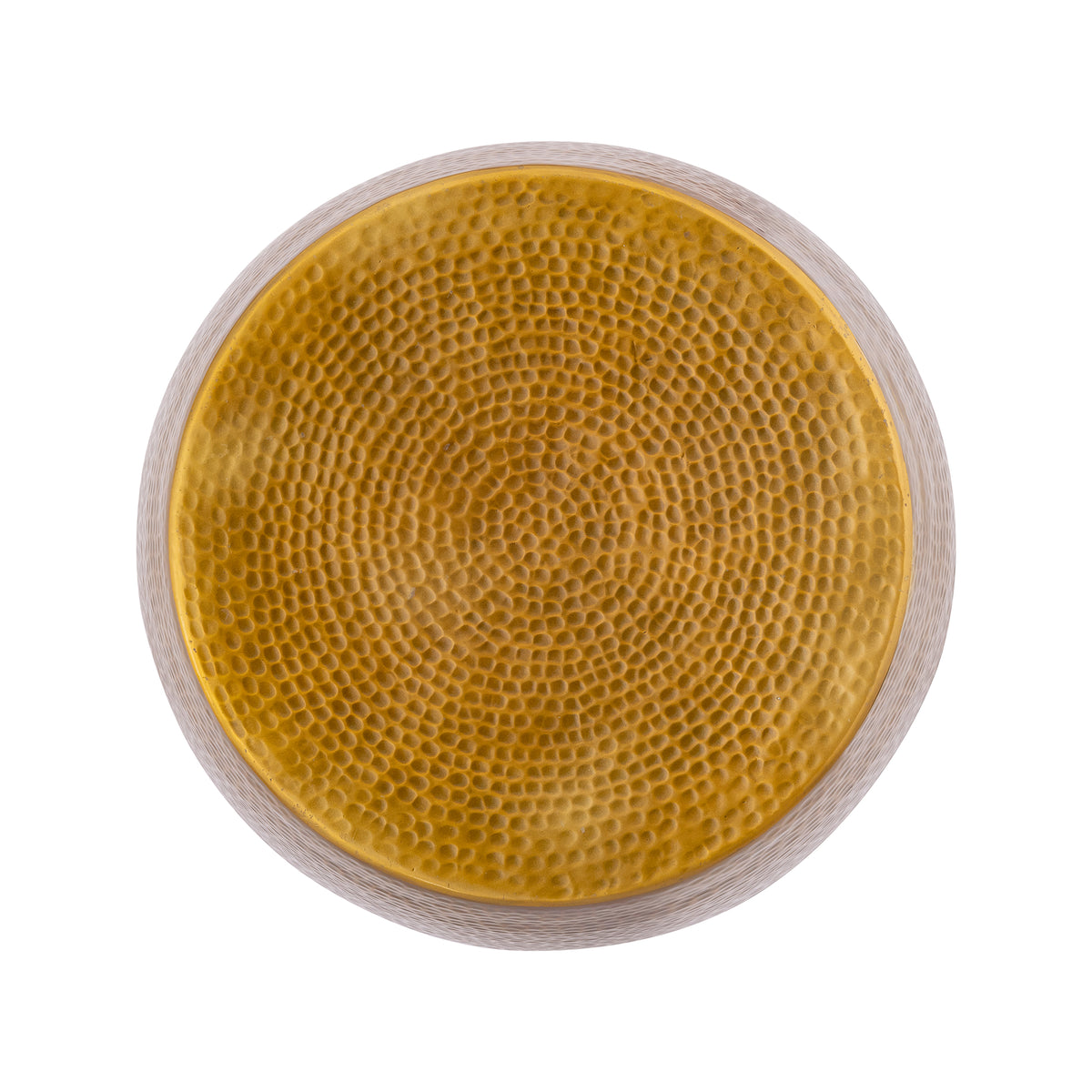 201 Gold End Table - top or underside detail