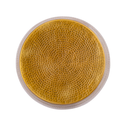 201 Gold End Table - top or underside detail