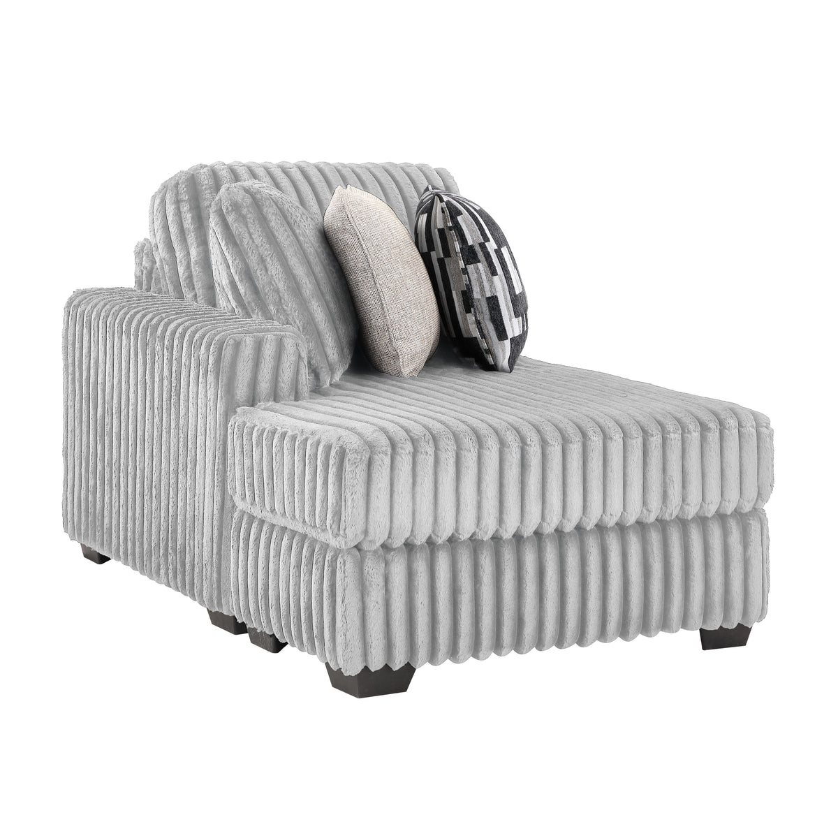 Snuggle Gray Sectional. Snuggle gray sectional-seat or corner component, not whole sectional. Additional product view.