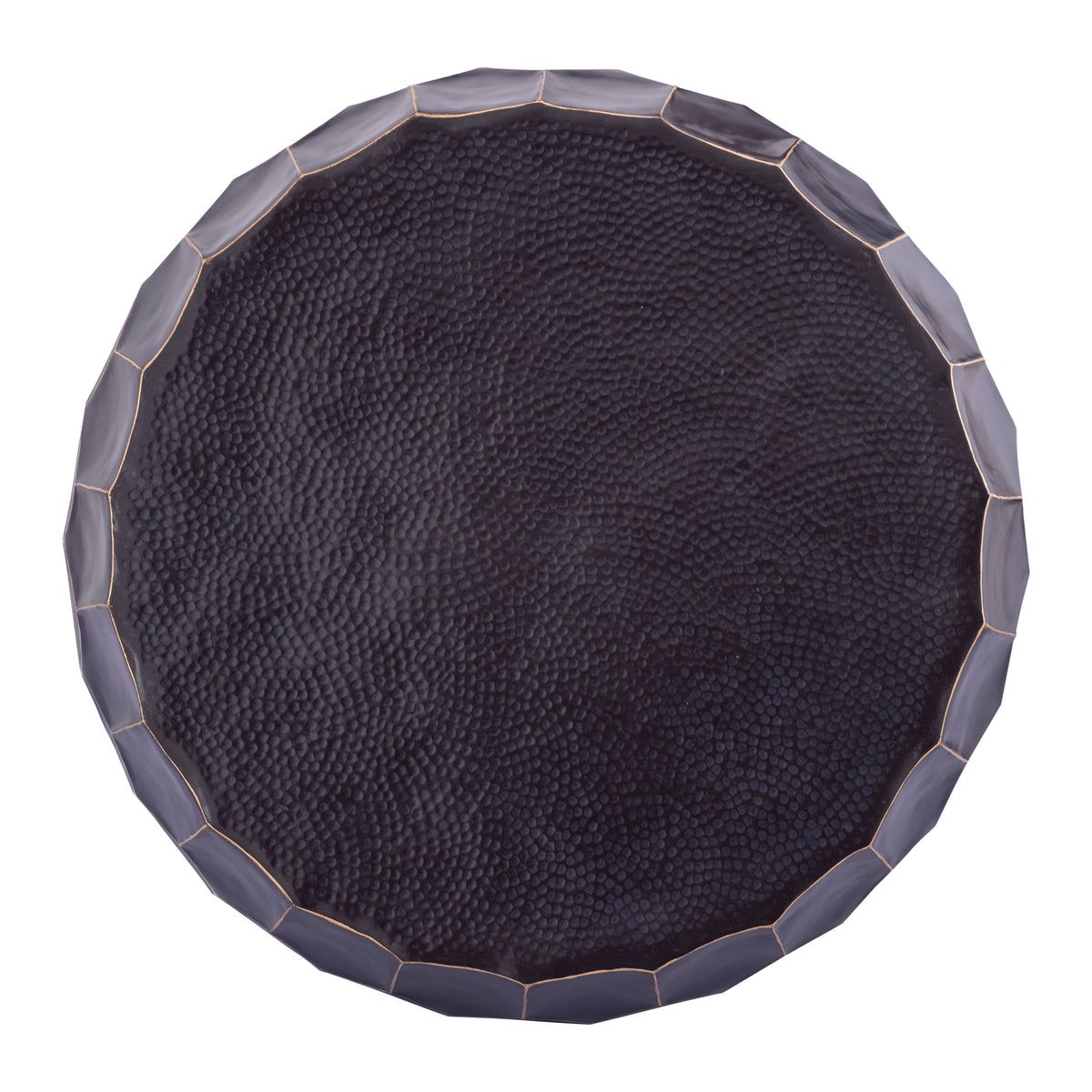 101 Black Nickel Coffee Table - top or underside detail
