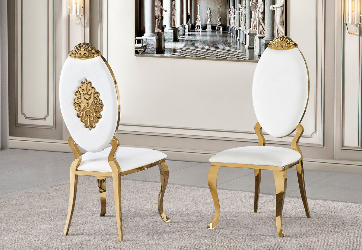 Tamara Dining Set — table or matching chair detail